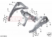 BMW Motorrad BMW 2020 R models R 1250 GS 21 (0M04) Front panel carrier | Front panel carrier