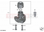 BMW Motorrad BMW 2020 R models R 1250 GS 21 (0M04) Ignition steering lock with EWS4 by code | Ignition steering lock with EWS4 by code