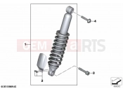 BMW Motorrad BMW 2020 R models R 1250 GS 21 (0M04) Spring strut, front | Spring strut, front