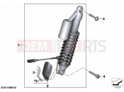 BMW Motorrad BMW 2020 R models R 1250 GS 21 (0M04) Spring strut ESA front | Spring strut ESA front