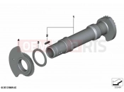 BMW Motorrad BMW 2020 R models R 1250 GS 21 (0M04) Compensating shaft | Compensating shaft