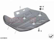 BMW Motorrad BMW 2020 R models R 1250 GS 21 (0M04) Engine, assembly-protection components | Engine, assembly-protection components