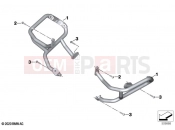 BMW Motorrad BMW 2020 R models R 1250 GS 21 (0M04) Engine protection bar | Engine protection bar