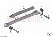 BMW Motorrad BMW 2020 R models R 1250 GS 21 (0M04) Paralever strut | Paralever strut