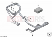BMW Motorrad BMW 2020 R models R 1250 GS 21 (0M04) Engine protection bar 2 | Engine protection bar 2