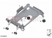 BMW Motorrad BMW 2020 R models R 1250 GS 21 (0M04) Bracket, control unit | Bracket, control unit