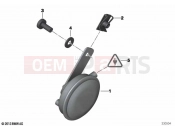 BMW Motorrad BMW 2020 R models R 1250 GS 21 (0M04) Horn | Horn
