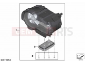 BMW Motorrad BMW 2020 R models R 1250 GS 21 (0M04) LED headlight | LED headlight