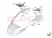 Slipstream deflector | Slipstream deflector - BMW Motorrad R 1250 GS Adv. 21 (0M14) 2020