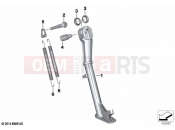 Side stand | Side stand - BMW Motorrad R 1250 RS 19 (0J81, 0J83) 2021