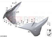 Fairing side sections | Fairing side sections - BMW Motorrad R 1250 RS 19 (0J81, 0J83) 2021