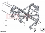 Front frame | Front frame - BMW Motorrad R 1250 RS 19 (0J81, 0J83) 2021