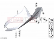 Upper trim section | Upper trim section - BMW Motorrad R 1250 RS 19 (0J81, 0J83) 2021