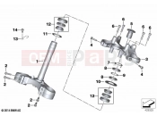 Fork bridge, bottom / top | Fork bridge, bottom / top - BMW Motorrad R 1250 RS 19 (0J81, 0J83) 2021