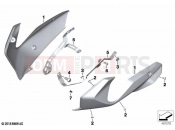 Engine spoiler 2 | Engine spoiler 2 - BMW Motorrad R 1250 RS 19 (0J81, 0J83) 2021