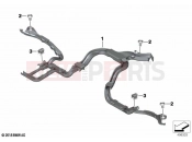 Cable duct for engine | Cable duct for engine - BMW Motorrad R 1250 RS 19 (0J81, 0J83) 2021