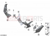 Front spoiler | Front spoiler - BMW Motorrad R 1250 RS 19 (0J81, 0J83) 2021