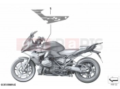 Stick-on label 2 | Stick-on label 2 - BMW Motorrad R 1250 RS 19 (0J81, 0J83) 2021