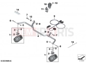 Retrofitting, LED additional headlight | Retrofitting, LED additional headlight - BMW Motorrad R 1250 RS 19 (0J81, 0J83) 2021