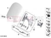 Windshield / mounting | Windshield / mounting - BMW Motorrad R 18 Classic (0L21, 0L23) 2021