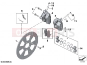 Front wheel brake | Front wheel brake - BMW Motorrad R 18 Classic (0L21, 0L23) 2021