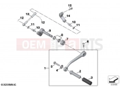 Outer gearshift parts | Outer gearshift parts - BMW Motorrad R 18 Classic (0L21, 0L23) 2021