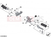 Footrest, front | Footrest, front - BMW Motorrad R 18 Classic (0L21, 0L23) 2021