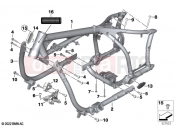 Main frame | Main frame - BMW Motorrad R 18 Classic (0L21, 0L23) 2021