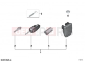 Single key locking system Keyless Ride | Single key locking system Keyless Ride - BMW Motorrad R 18 Classic (0L21, 0L23) 2021