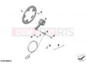 Rotational-speed sensor, rear | Rotational-speed sensor, rear - BMW Motorrad R 18 Classic (0L21, 0L23) 2021