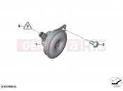 Horn | Horn - BMW Motorrad R 18 Classic (0L21, 0L23) 2021