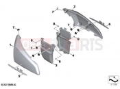 Side cover - BMW Motorrad R 18 Transcont. (0L41, 0L43) 2021