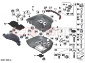 BMW Motorrad BMW 2021 R models R 18 Transcont. (0L41, 0L43) Topcase bottom section | Topcase bottom section