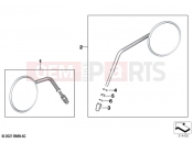 Mirror - BMW Motorrad R 18 Transcont. (0L41, 0L43) 2021