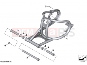 Rear wheel swinging arm - BMW Motorrad R 18 Transcont. (0L41, 0L43) 2021