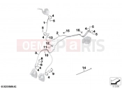 BMW Motorrad BMW 2021 R models R 18 Transcont. (0L41, 0L43) Brake lines, front | Brake lines, front