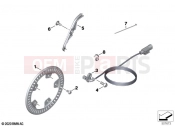 BMW Motorrad BMW 2021 R models R 18 Transcont. (0L41, 0L43) Speed sensor, front | Speed sensor, front