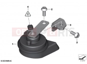 BMW Motorrad BMW 2021 R models R 18 Transcont. (0L41, 0L43) Horn | Horn