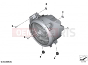 LED headlight - BMW Motorrad R 18 Transcont. (0L41, 0L43) 2021