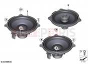 BMW Motorrad BMW 2021 R models R 18 Transcont. (0L41, 0L43) Loudspeaker rear | Loudspeaker rear