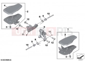 BMW Motorrad BMW 2021 R models R 18 Transcont. (0L41, 0L43) Footboards | Footboards
