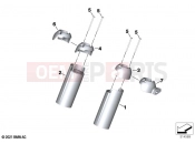 BMW Motorrad BMW 2021 R models R 18 Transcont. (0L41, 0L43) Fork cover | Fork cover