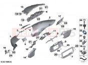 BMW Motorrad BMW 2021 R models R 18 Transcont. (0L41, 0L43) Front panel | Front panel