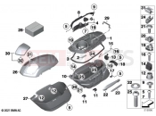 BMW Motorrad BMW 2021 R models R 18 Transcont. (0L41, 0L43) Suitcase 2 | Suitcase 2