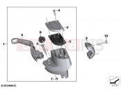 BMW Motorrad BMW 2021 R models R 18 Transcont. (0L41, 0L43) Control assembly fitting | Control assembly fitting