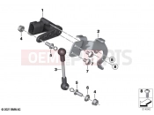 Level sensor, rear 2 - BMW Motorrad R 18 Transcont. (0L41, 0L43) 2021
