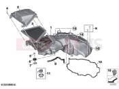 Intake silencer, top 2 - BMW Motorrad R 18 Transcont. (0L41, 0L43) 2021