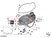 BMW Motorrad BMW 2021 R models R 18 Transcont. (0L41, 0L43) Intake silencer, bottom | Intake silencer, bottom