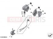 Positioner unit, exhaust flap 2 - BMW Motorrad R 18 Transcont. (0L41, 0L43) 2021