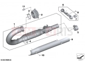 Manifold with front silencer 2 - BMW Motorrad R 18 Transcont. (0L41, 0L43) 2021